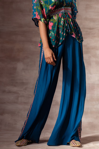 Lotus Crepe Palazzo Pants