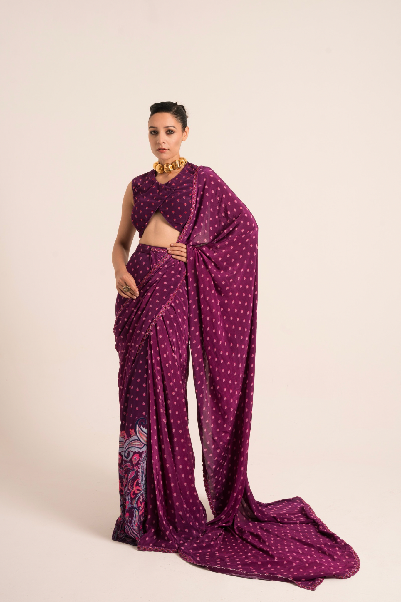 Jamani Crepe Saree