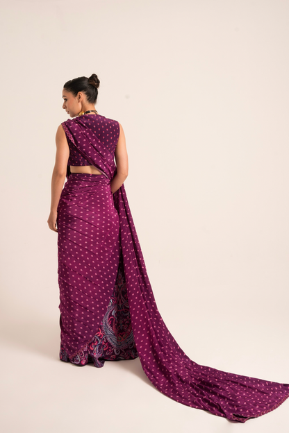 Jamani Crepe Saree