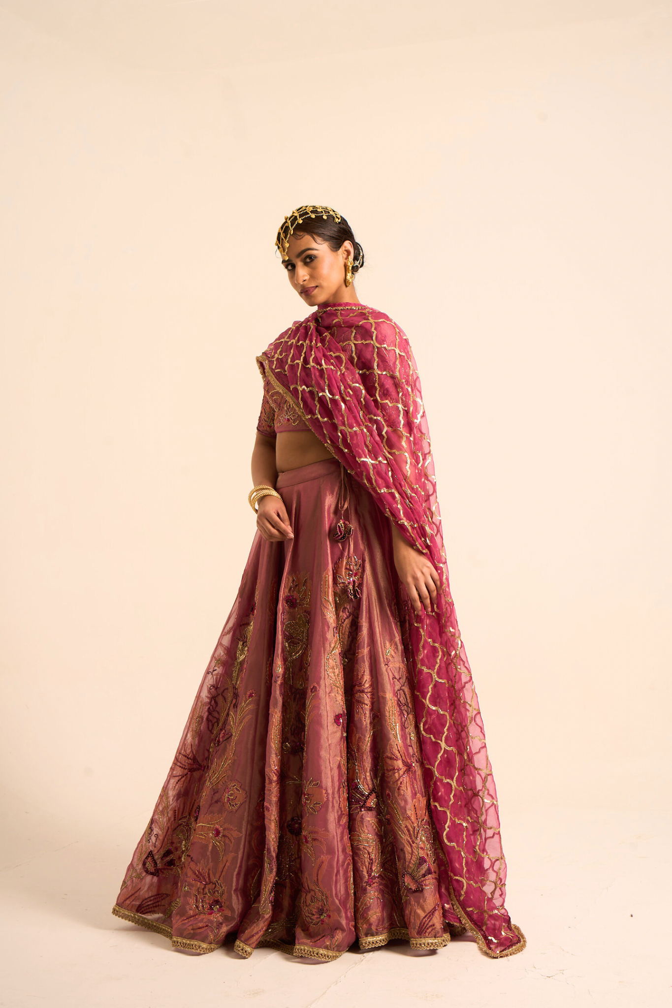 Sunehri Lehenga Set