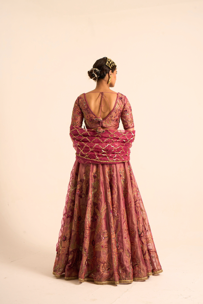 Sunehri Lehenga Set