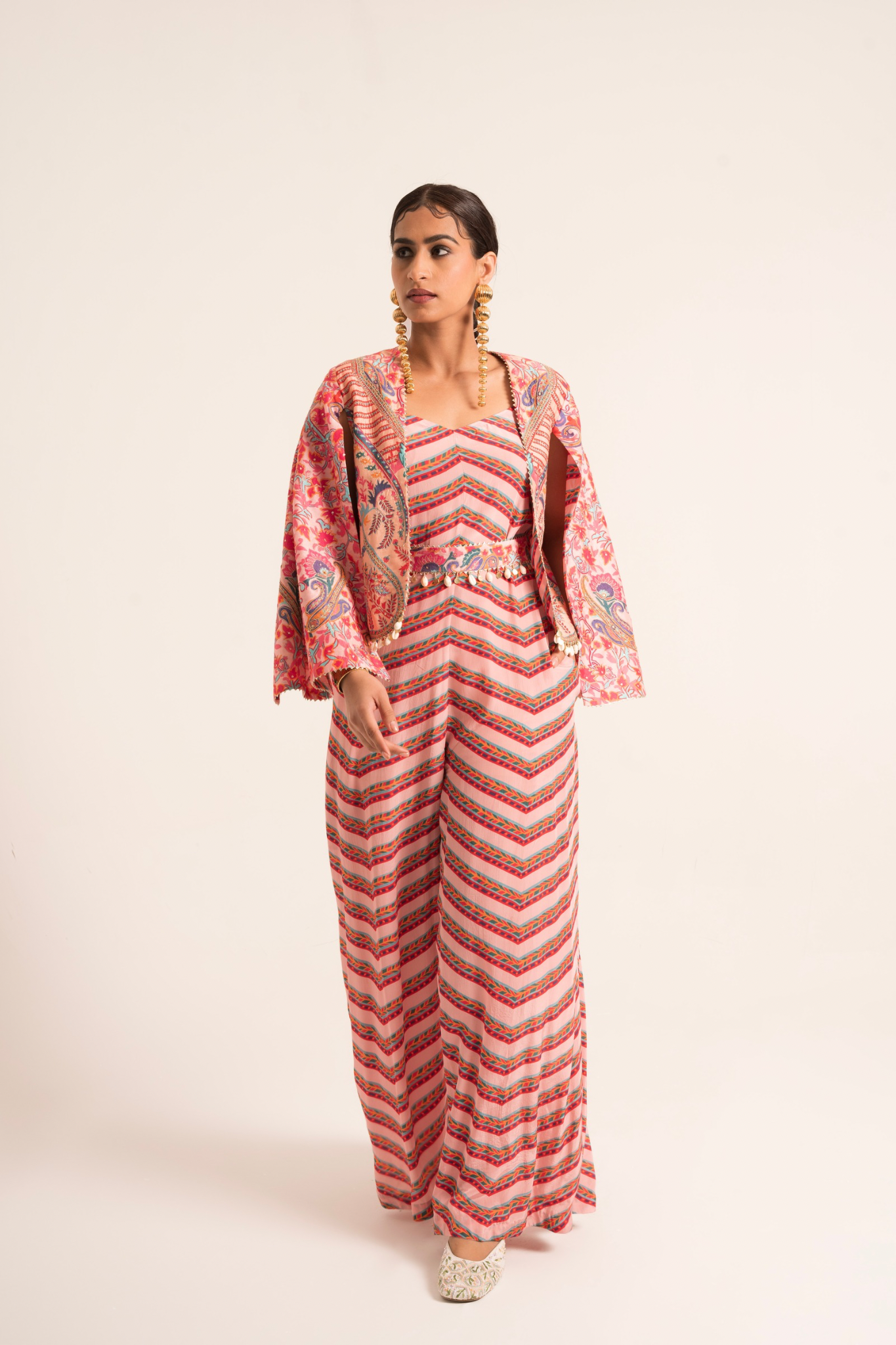 Rangrez Jumpsuit Jacket Set