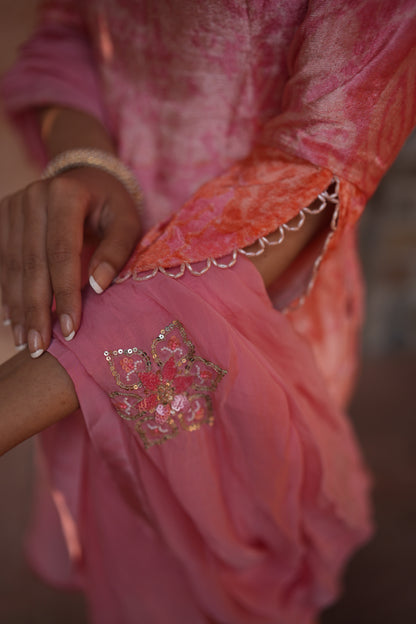 Millenial Pink Kurta Set