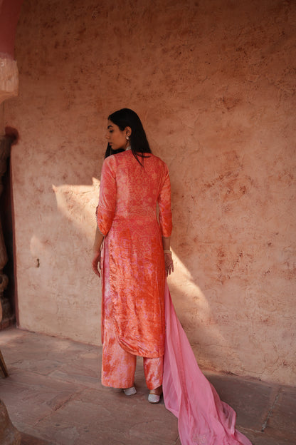 Millenial Pink Kurta Set