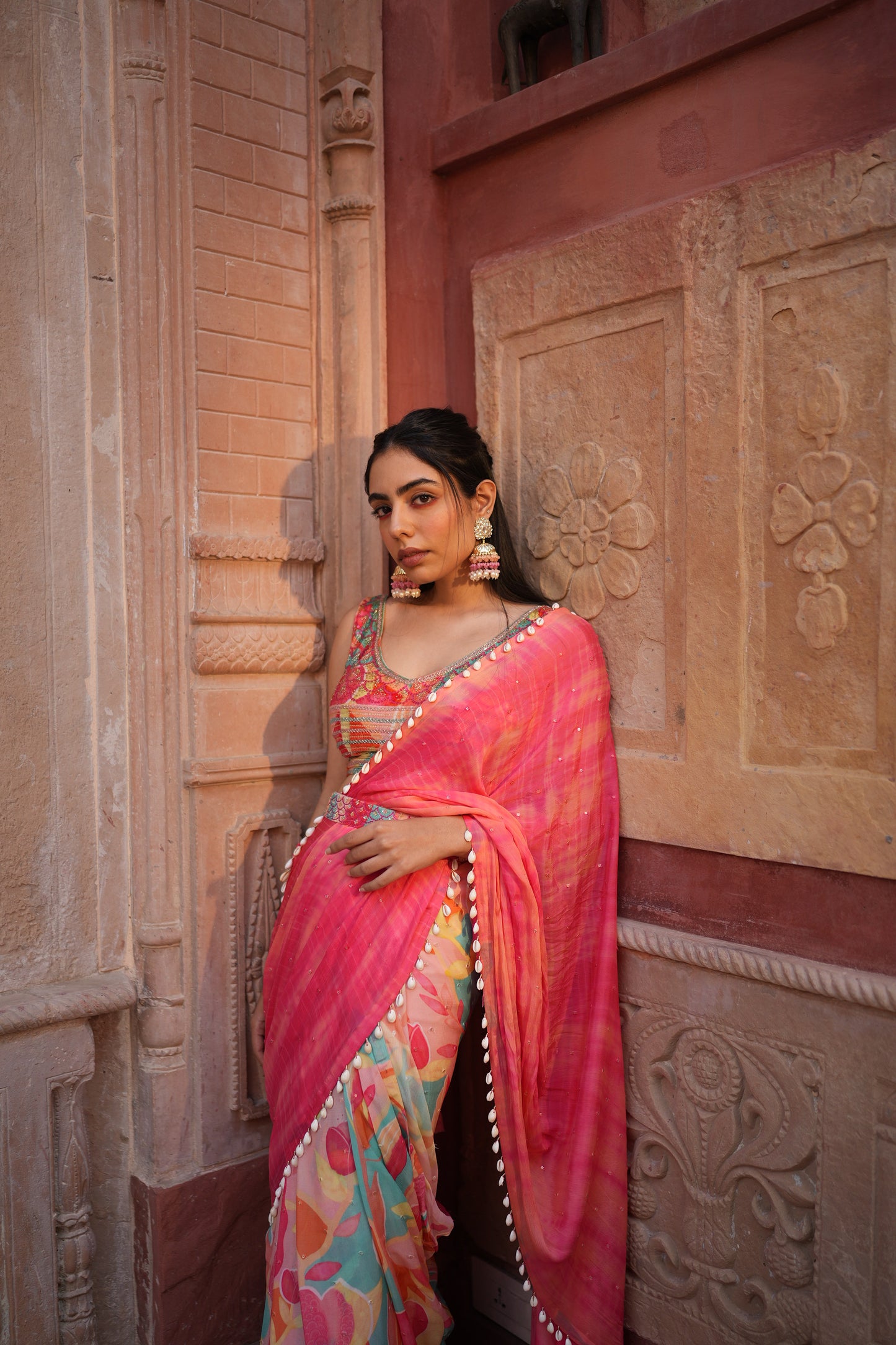 Cassata Ruffled Saree