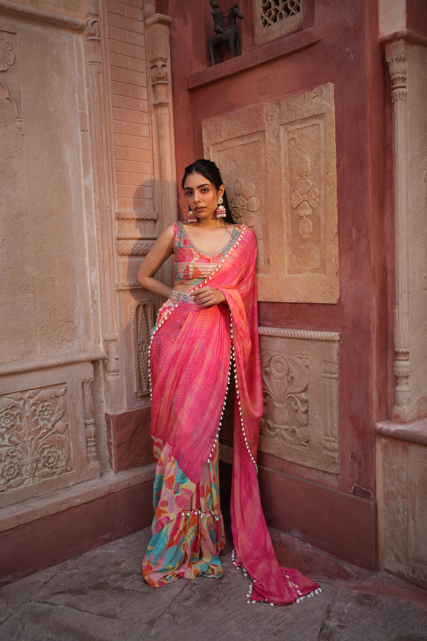 Cassata Ruffled Saree